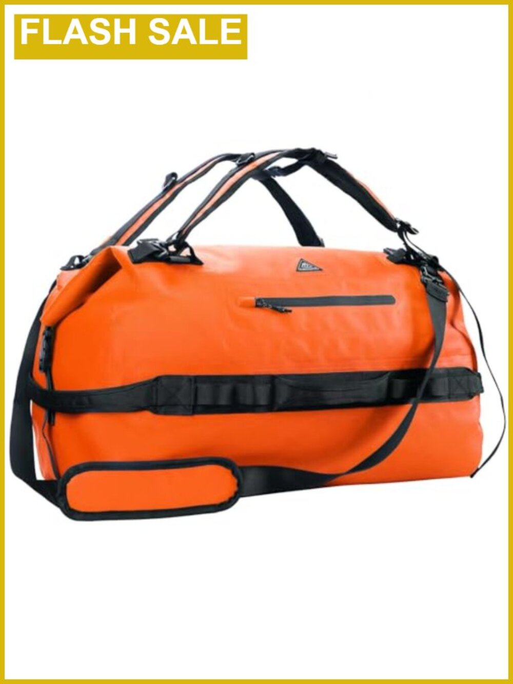 IPX7 Waterproof Roll-Top Dry Duffel Backpack 500D Tarpaulin 60L 90L